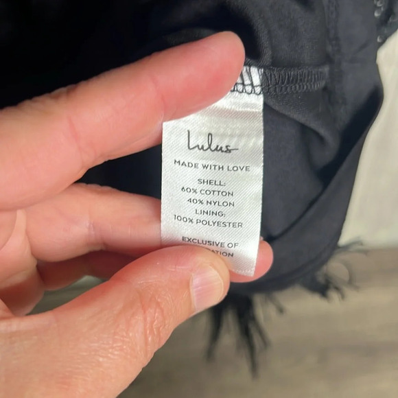 Lulus Appetite for Seduction Black Lace Long Sleeve Dress Size XL - Picture 3 of 10